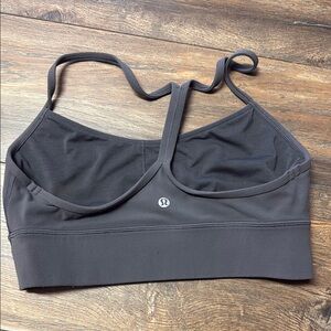 lululemon Flow-y athletica Grey  Sports Bra